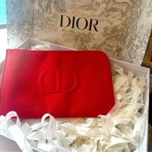 Dior Red Clutch